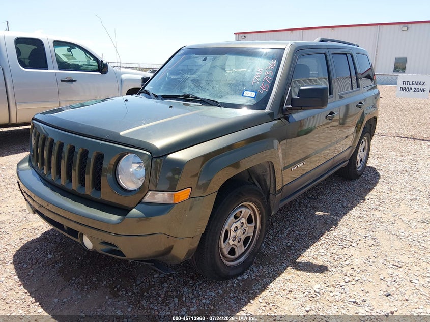 Vin: 1c4njrbb1fd279739, lot: 46212642, jeep patriot sport 20152
