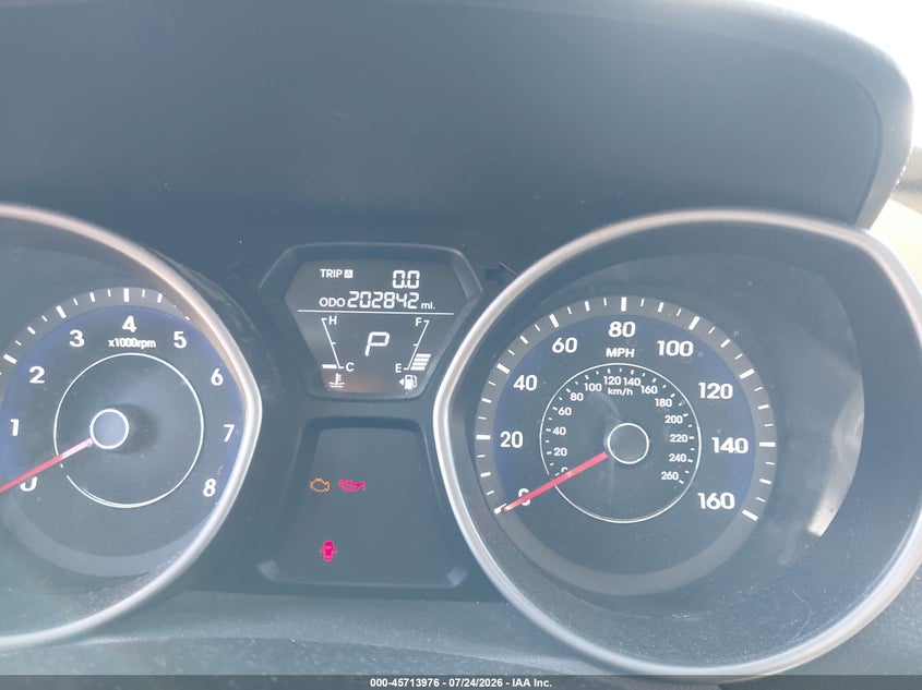 2013 HYUNDAI ELANTRA auction photo 7