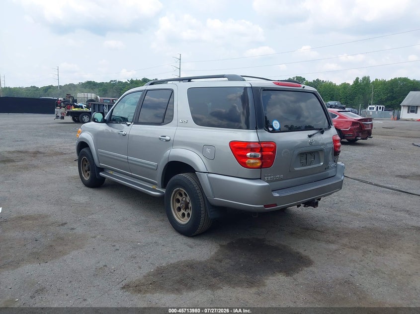 2003 TOYOTA SEQUOIA auction photo 3