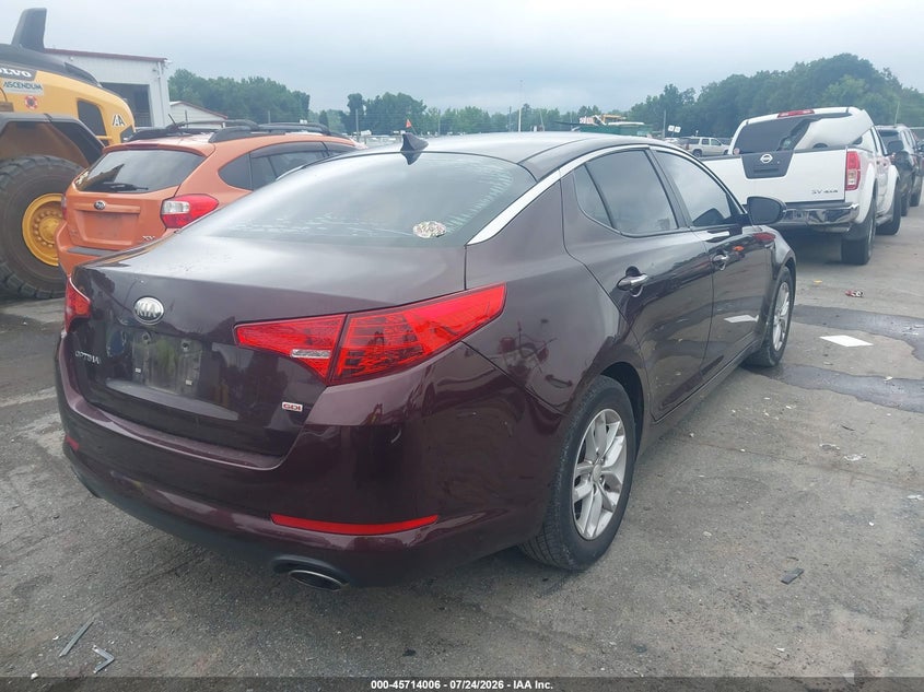 Vin: 5xxgm4a72dg220928, lot: 46212688, kia optima lx 20134
