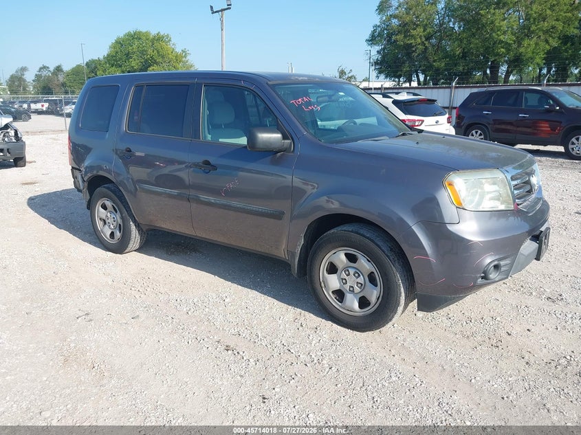Vin: 5fnyf3h27eb007061, lot: 46212700, honda pilot lx 2014 img_1