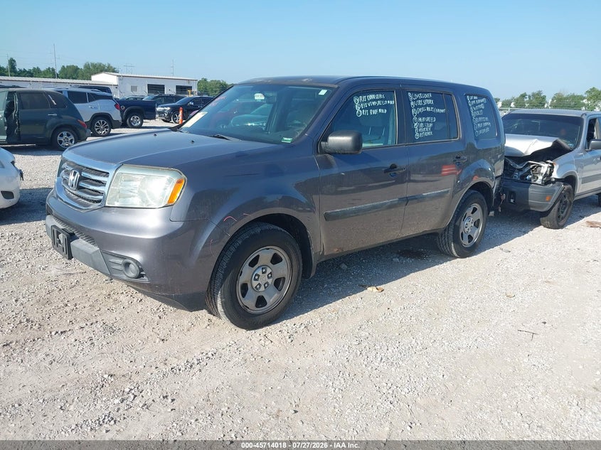 Vin: 5fnyf3h27eb007061, lot: 46212700, honda pilot lx 20142