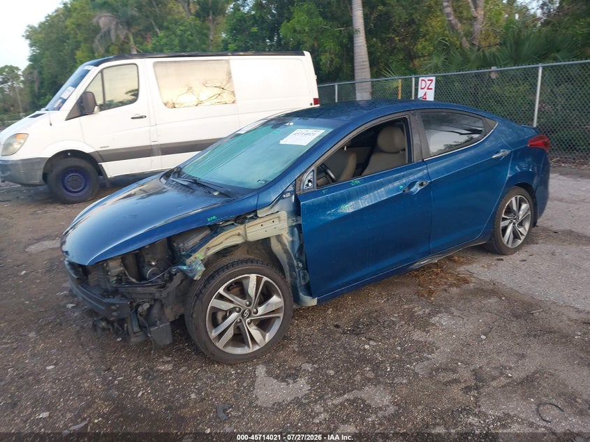 2015 HYUNDAI ELANTRA SEDAN 1.8L I-4 DOHC, VVT, 145HP