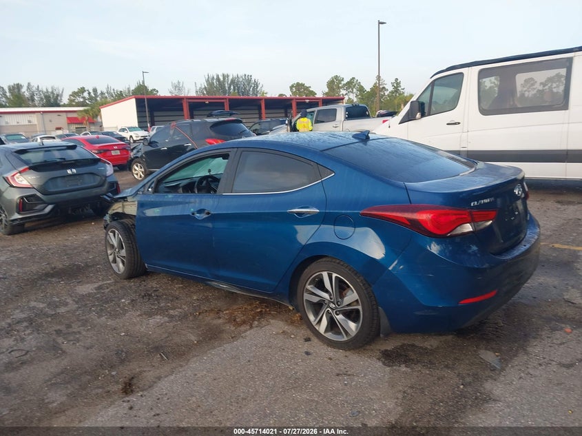 2015 HYUNDAI ELANTRA SEDAN 1.8L I-4 DOHC, VVT, 145HP