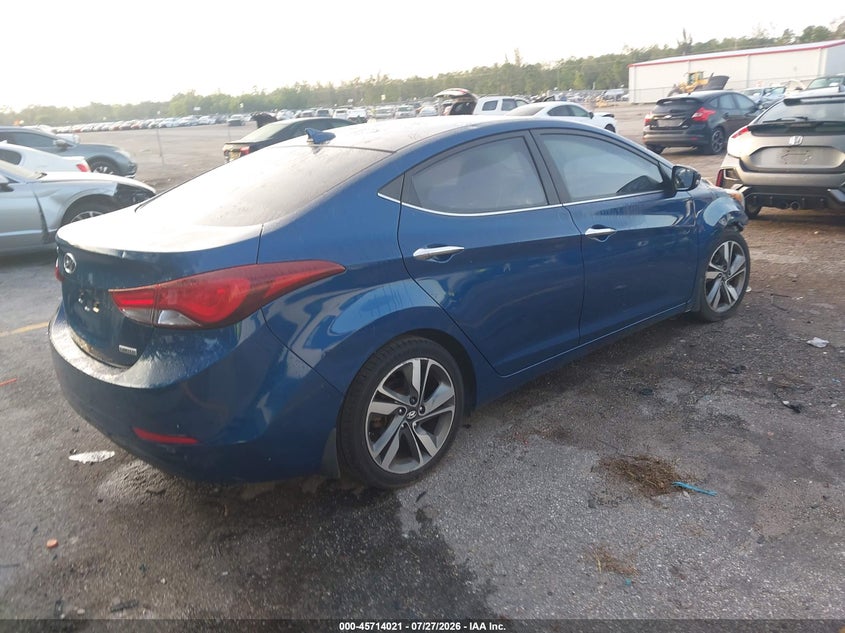2015 HYUNDAI ELANTRA SEDAN 1.8L I-4 DOHC, VVT, 145HP