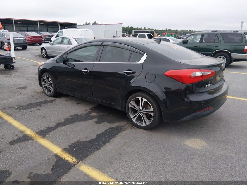 Vin: knafz4a82e5066293, lot: 46212704, kia forte ex 20143