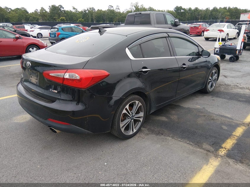 Vin: knafz4a82e5066293, lot: 46212704, kia forte ex 20144