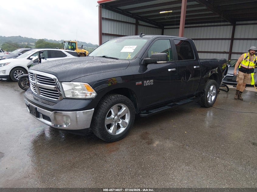 Vin: 3c6rr7lt8hg784809, lot: 46212709, ram 1500 big horn  4x4 5'7 box 20172