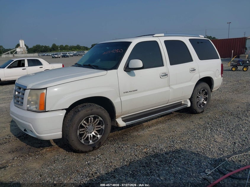 CADILLAC ESCALADE 2002 VIN 1GYEK63N72R112085