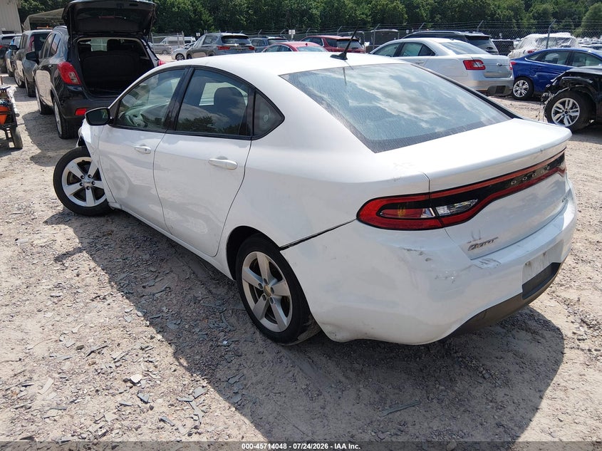 Vin: 1c3cdfbb1fd420830, lot: 46212730, dodge dart sxt 20153