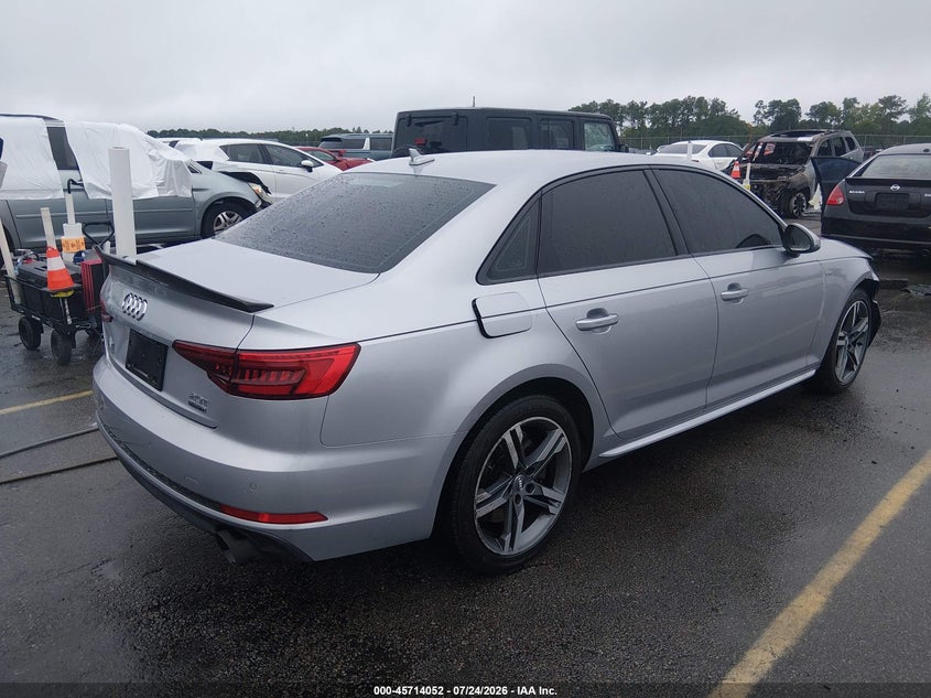 Vin: wauenaf42ja109902, lot: 46212734, audi a4 2.0t premium/2.0t tech premium 20184