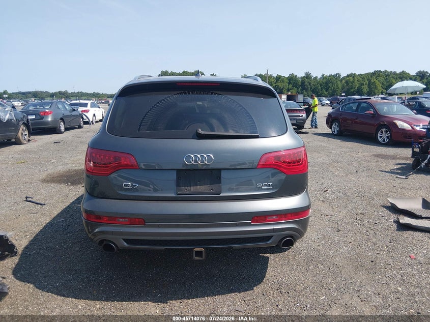 2015 AUDI Q7 SPORT UTILITY VEHICLE 3.0L V-6 DI, DOHC, VVT, SUPERCHARGER, 333HP