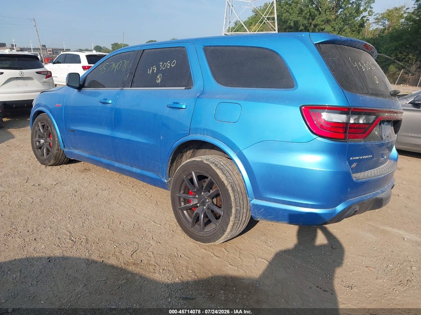 Vin: 1c4sdjgj1jc483080, lot: 46212760, dodge durango srt awd 20183