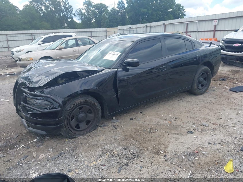 Vin: 2c3cdxat4jh164226, lot: 46212763, dodge charger police rwd 20182