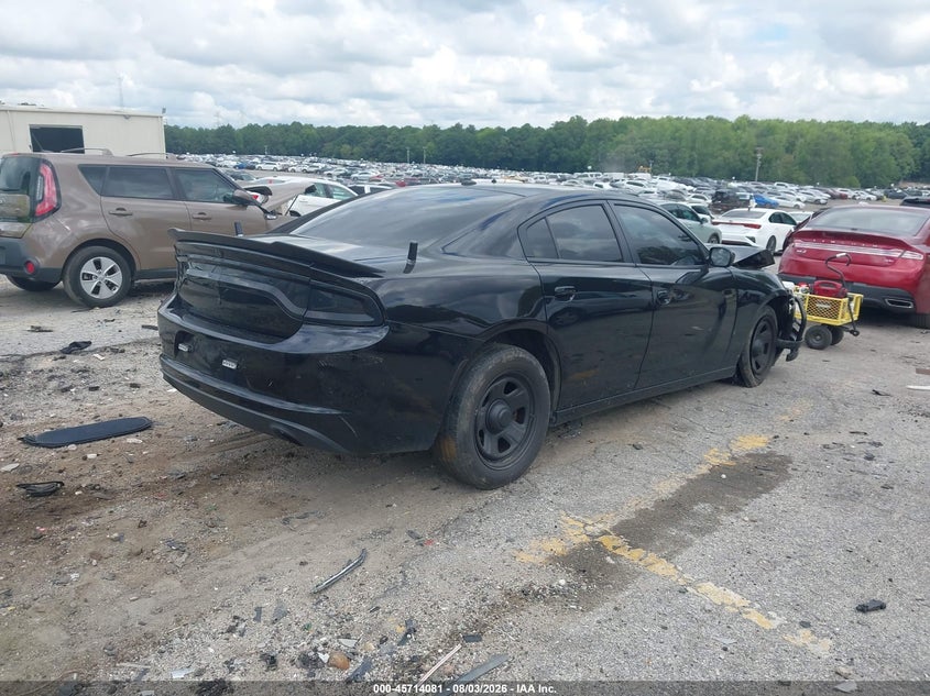 Vin: 2c3cdxat4jh164226, lot: 46212763, dodge charger police rwd 20184