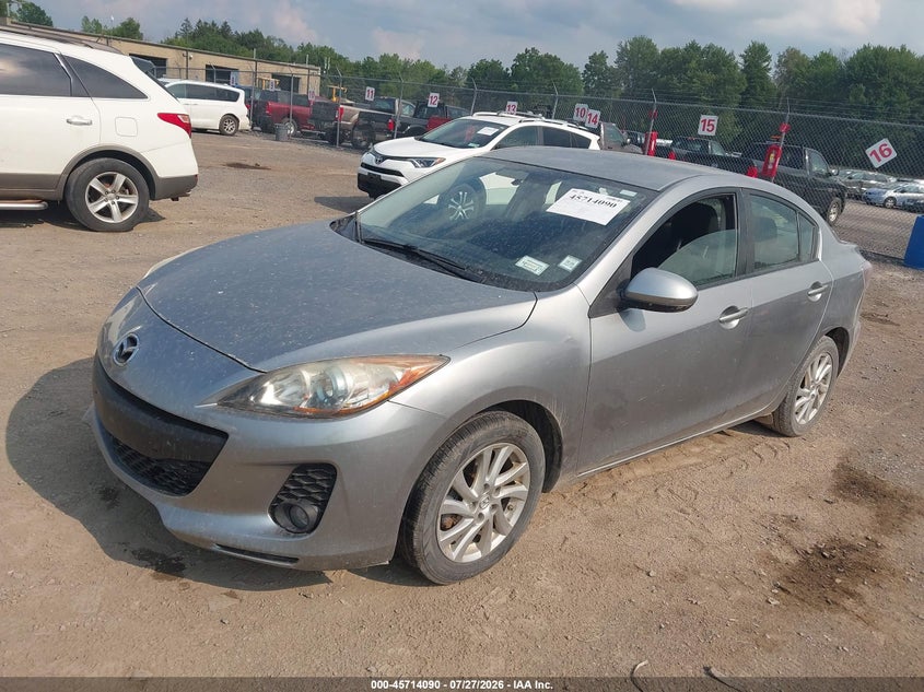 Vin: jm1bl1v8xc1655222, lot: 46212772, mazda mazda3 i touring 20122