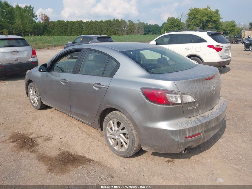 Vin: jm1bl1v8xc1655222, lot: 46212772, mazda mazda3 i touring 20123