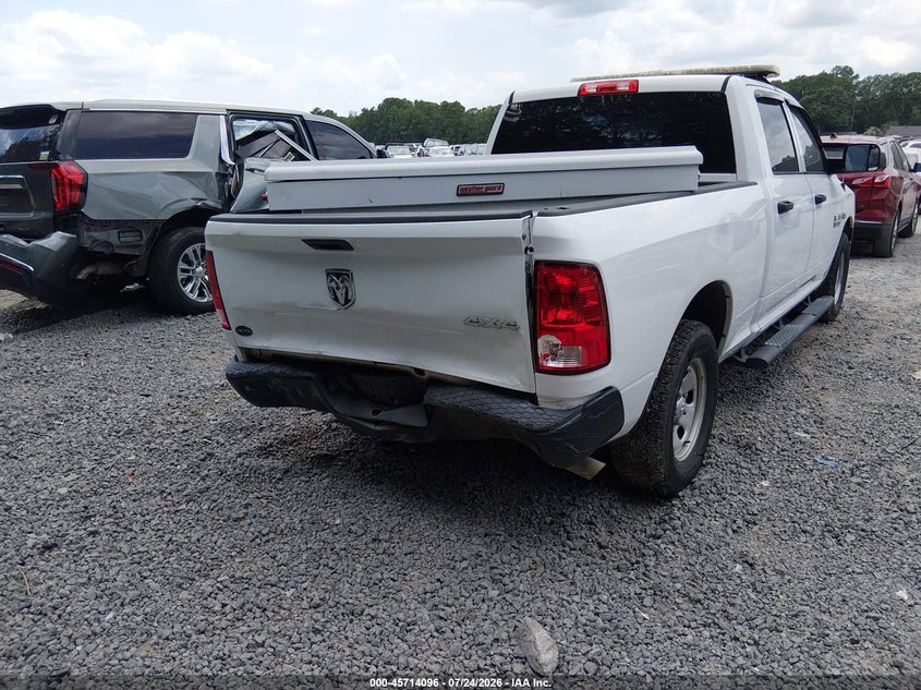 Vin: 1c6rr7st6js131198, lot: 46212778, ram 1500 tradesman  4x4 6'4 box 20184