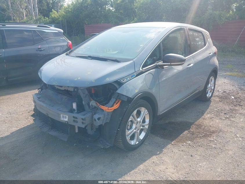 Vin: 1g1fy6s0xm4105400, lot: 46212782, chevrolet bolt ev fwd lt 20212