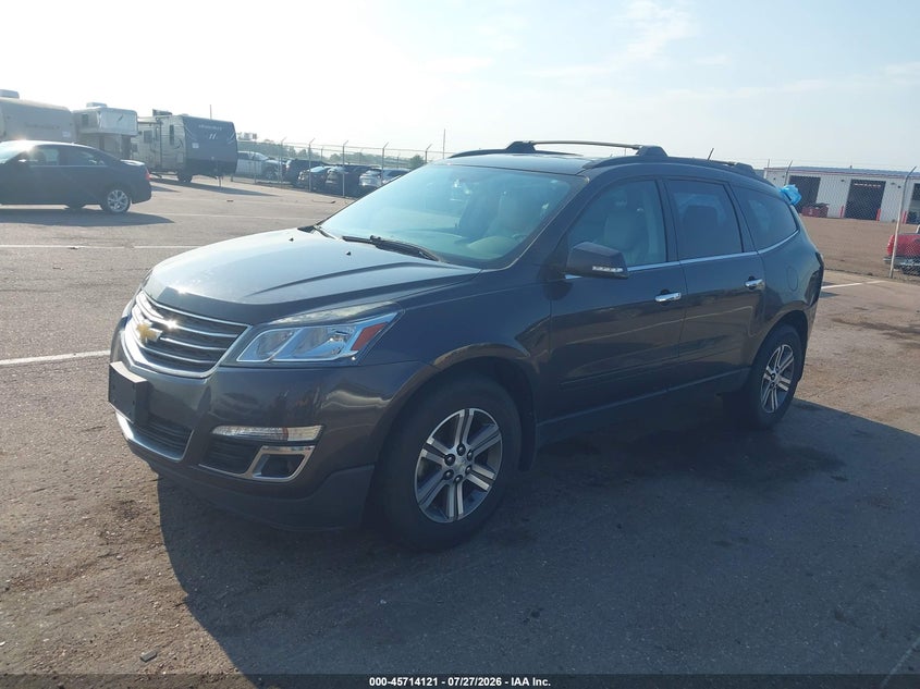 Vin: 1gnkvhkd3hj159844, lot: 46212803, chevrolet traverse lt 20172