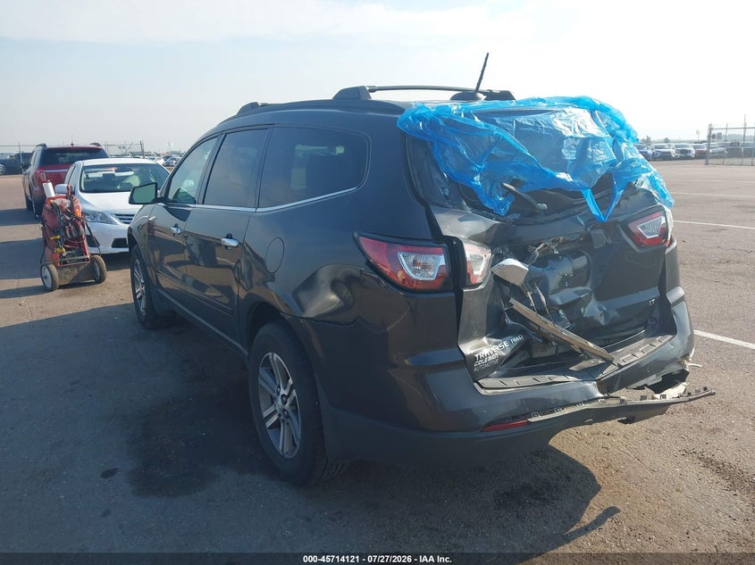 Vin: 1gnkvhkd3hj159844, lot: 46212803, chevrolet traverse lt 20173