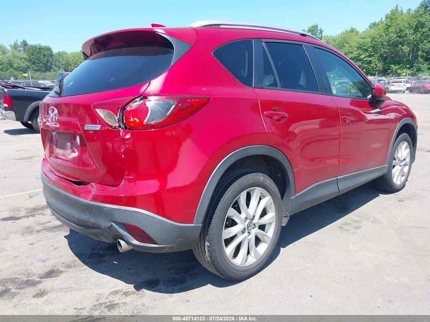 Vin: jm3ke4dyxe0392131, lot: 46212805, mazda cx-5 grand touring 20144