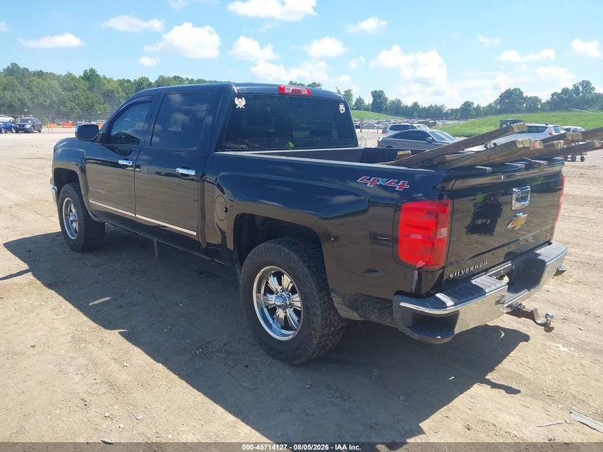 Vin: 3gcukrec0fg129766, lot: 46212809, chevrolet silverado 1500 lt 20153