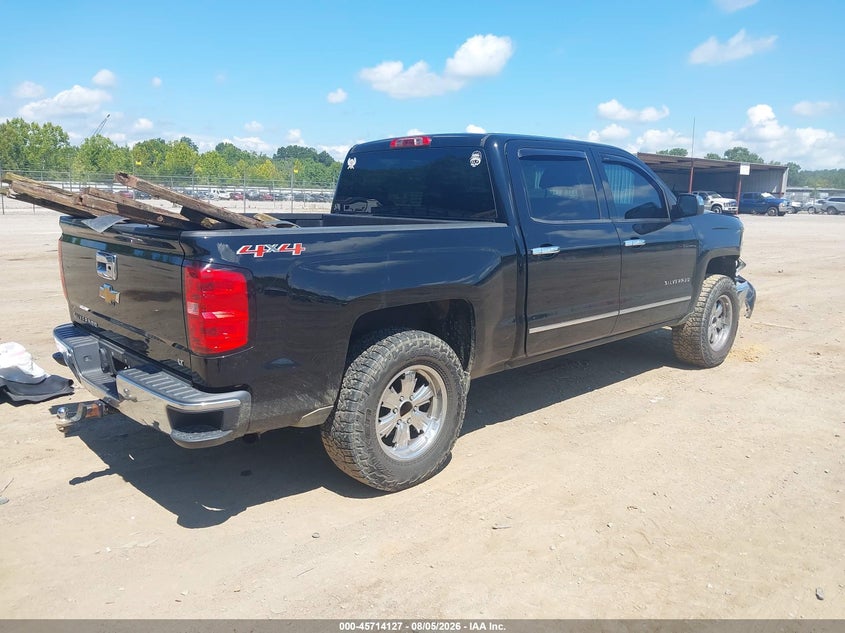Vin: 3gcukrec0fg129766, lot: 46212809, chevrolet silverado 1500 lt 20154