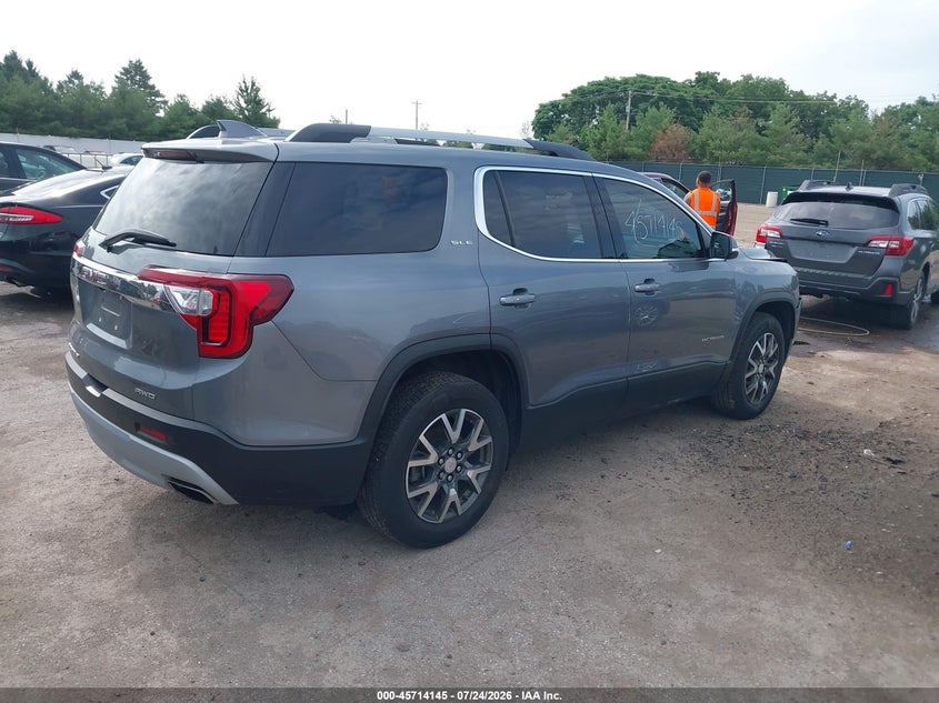 Vin: 1gkknrls9lz229504, lot: 46212827, gmc acadia fwd sle 20204