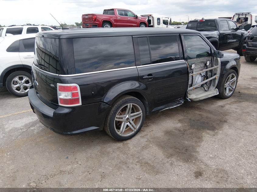 Vin: 2fmgk5c80dbd26551, lot: 46212831, ford flex sel 20134