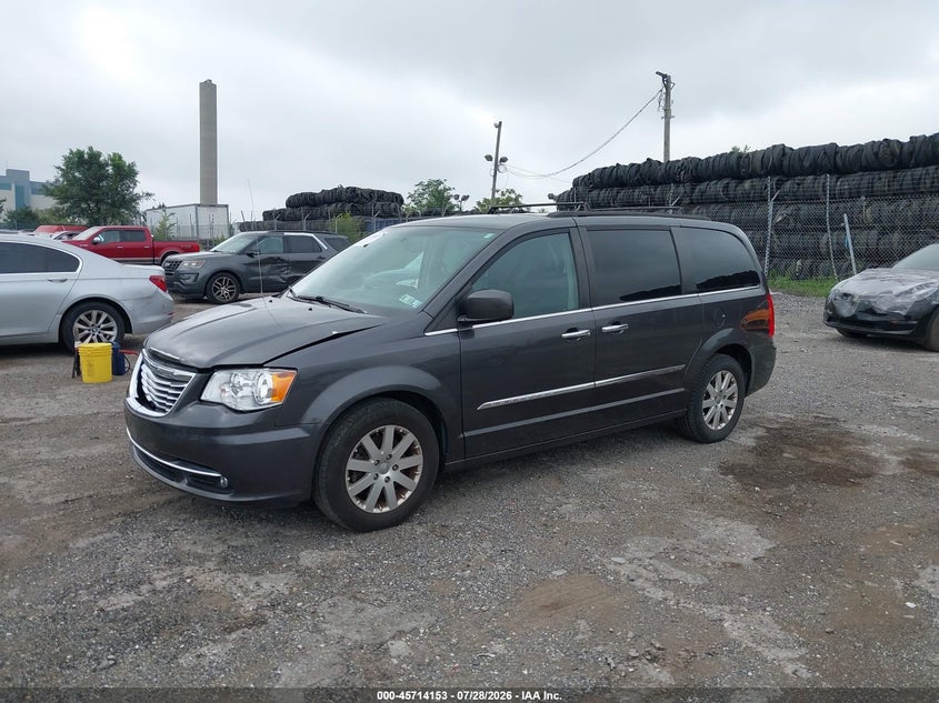 Vin: 2c4rc1bg9fr628636, lot: 46212835, chrysler town & country touring 20152
