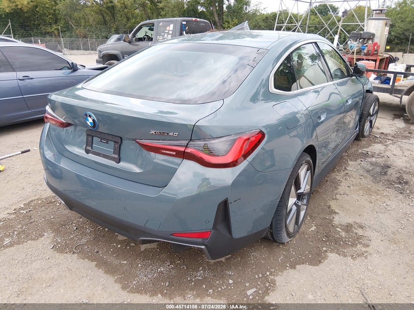 2025 BMW I4 GRAN COUPE auction photo 4
