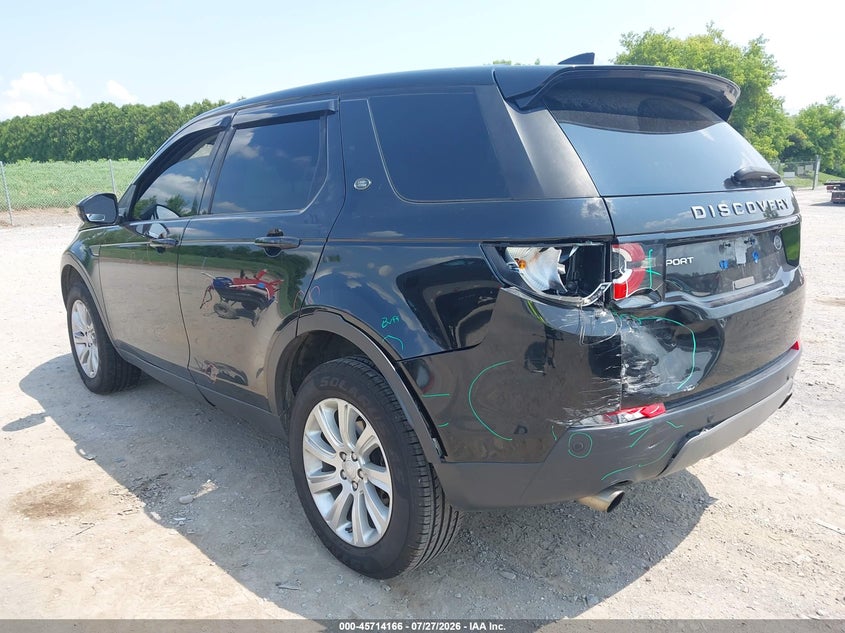 Vin: salcp2bg3hh659582, lot: 46212848, land rover discovery sport se 20173