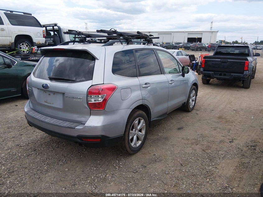 Vin: jf2sjamc5eh532337, lot: 46212857, subaru forester 2.5i touring 20144
