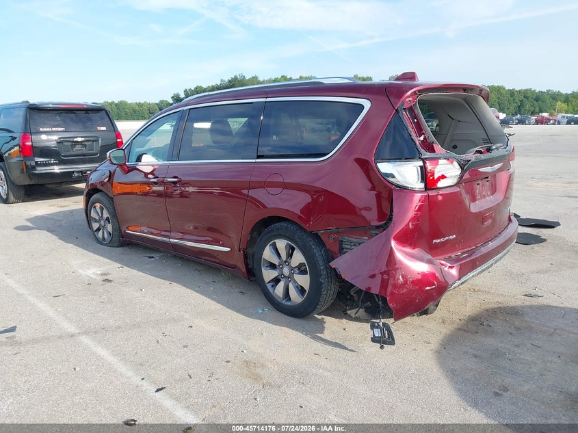 Vin: 2c4rc1n72jr213162, lot: 46212858, chrysler pacifica hybrid limited 20183