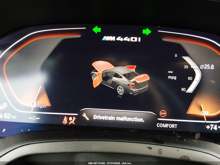 2023 BMW 4ER COUPE 3.0L I-6 DI, DOHC, VVT, TURBO, 382HP