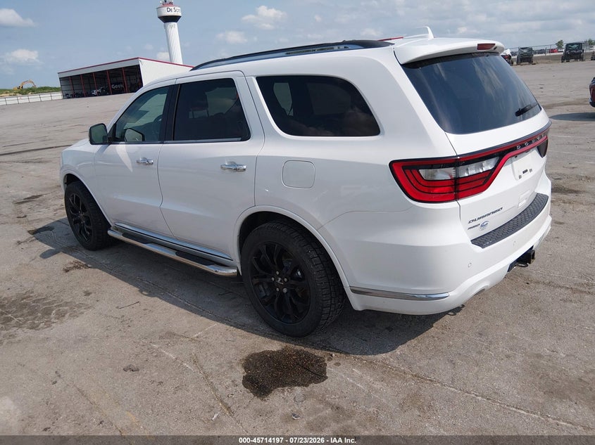 Vin: 1c4rdjeg8hc697421, lot: 46212879, dodge durango citadel awd 20173