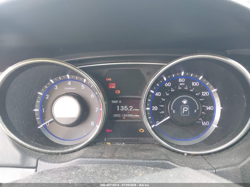 2011 HYUNDAI SONATA SEDAN 2.4L I-4 DI, DOHC, VVT, 190HP