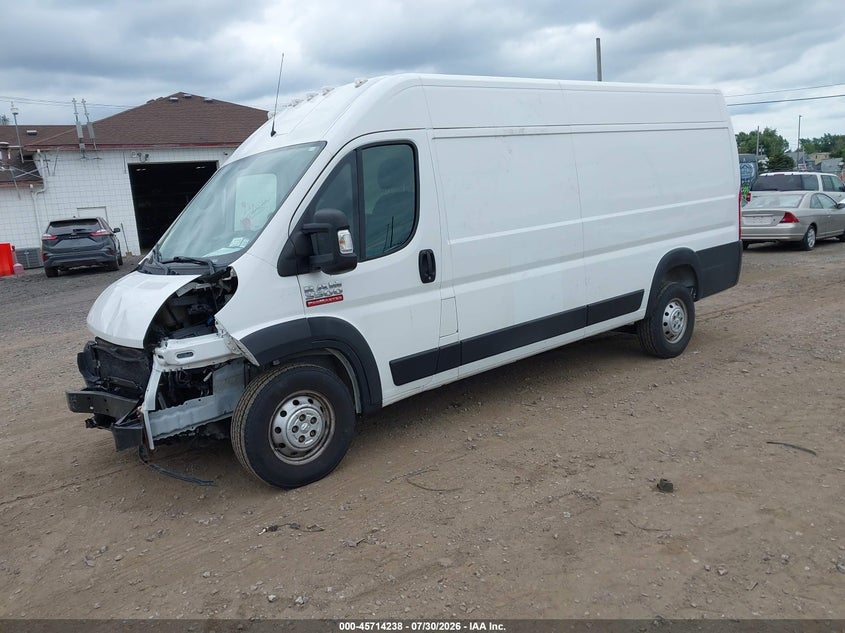 Vin: 3c6mrvjg1me561957, lot: 46212920, ram promaster 3500 cargo van high roof 159 wb ext 20212
