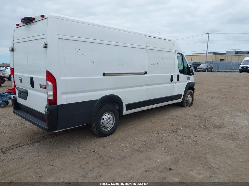 Vin: 3c6mrvjg1me561957, lot: 46212920, ram promaster 3500 cargo van high roof 159 wb ext 20214