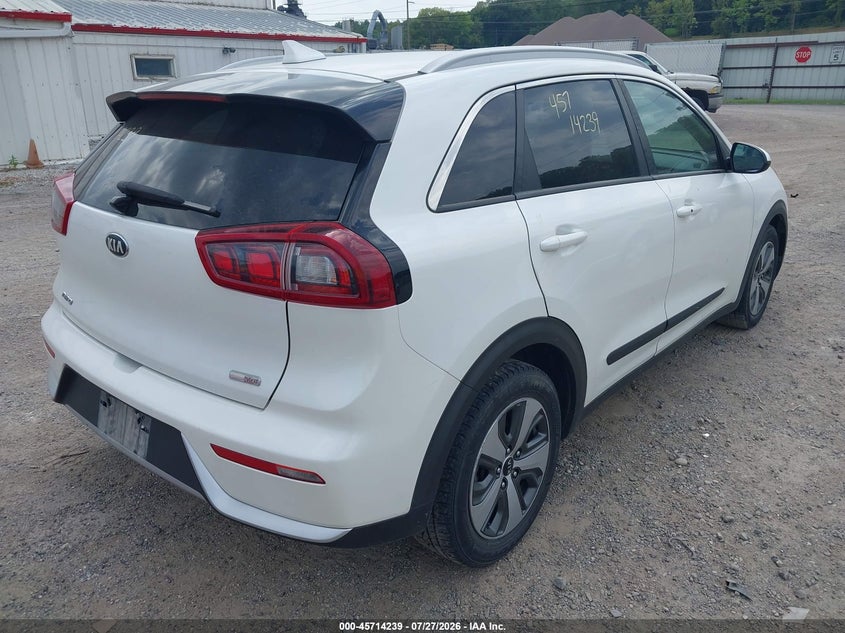 Vin: kndcb3lc1j5189664, lot: 46212921, kia niro lx 20184