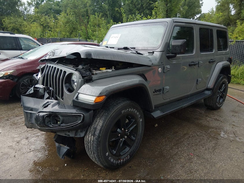 Vin: 1c4hjxeg2lw137893, lot: 46212923, jeep wrangler unlimited sahara altitude 4x4 20202