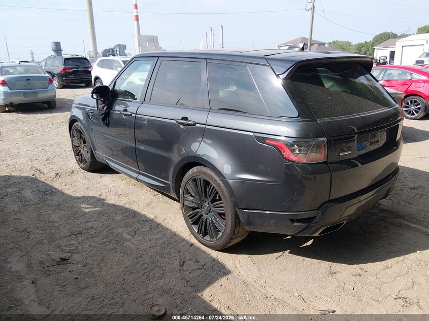 Vin: salwr2re9ja809575, lot: 46212946, land rover range rover sport supercharged/supercharged dynamic 20183