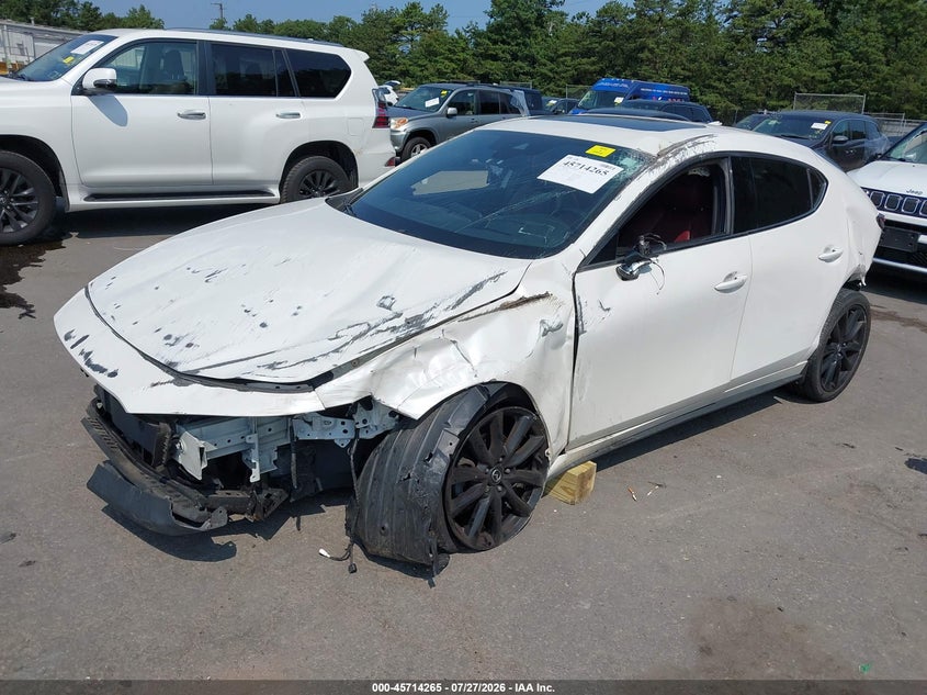 Vin: jm1bpanm3k1144287, lot: 46212947, mazda mazda3 premium package 20192
