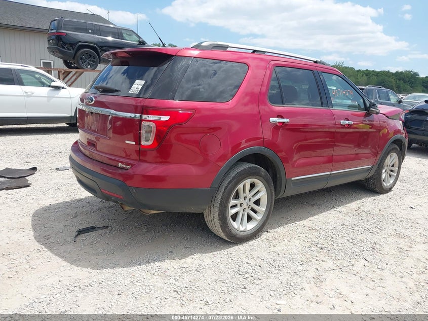 Vin: 1fm5k8d84dgb57196, lot: 46212956, ford explorer xlt 20134