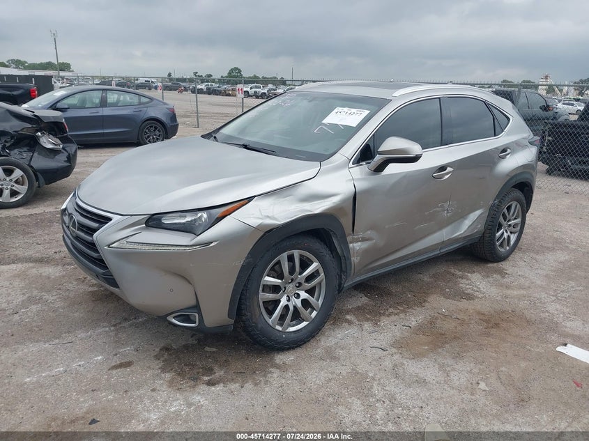 Vin: jtjyarbz7f2007781, lot: 46212959, lexus nx 200t 20152