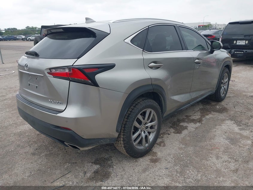 Vin: jtjyarbz7f2007781, lot: 46212959, lexus nx 200t 20154