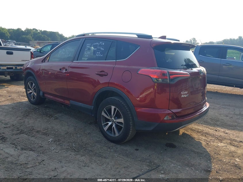 Vin: 2t3rfrev8jw704961, lot: 46212993, toyota rav4 xle 20183