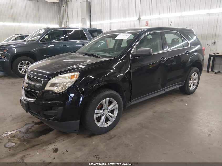 Vin: 2gnalaekxf6200399, lot: 46213007, chevrolet equinox ls 20152