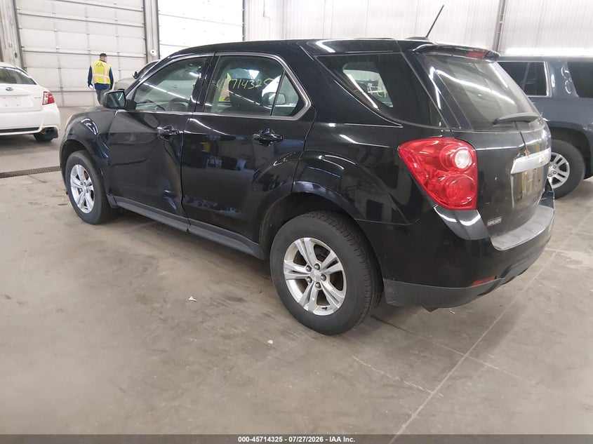 Vin: 2gnalaekxf6200399, lot: 46213007, chevrolet equinox ls 20153